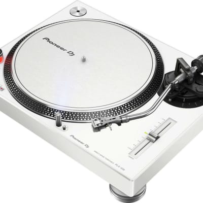 2x Pioneer PLX-500-W High-Torque Direct Drive Vinyl DJ turntable PLX-500 (WHITE) image 4