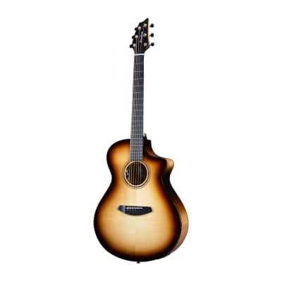 Breedlove Artista Pro Concert CE 6-String European Spruce Wood Top Acoustic Guitar with Maple Neck and Real Solid Tonewoods (Right-Handed,Burnt Amber) image 5