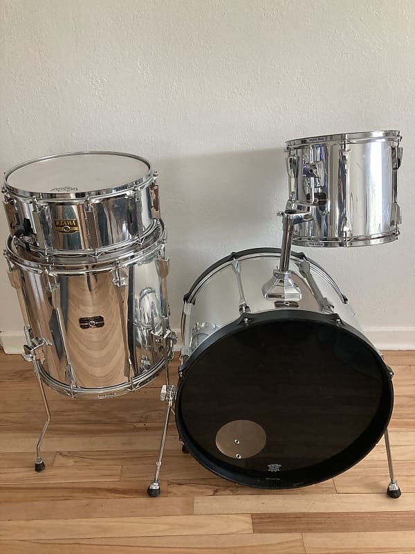 Tama Artstar ES 1990s Chrome Drum kit and Snare