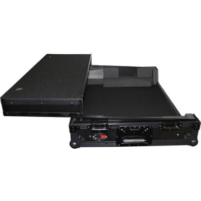 ProX Flight Case with Wheels & Laptop Shelf for Numark NS7III & NS7II Digital Controller (Black) image 4