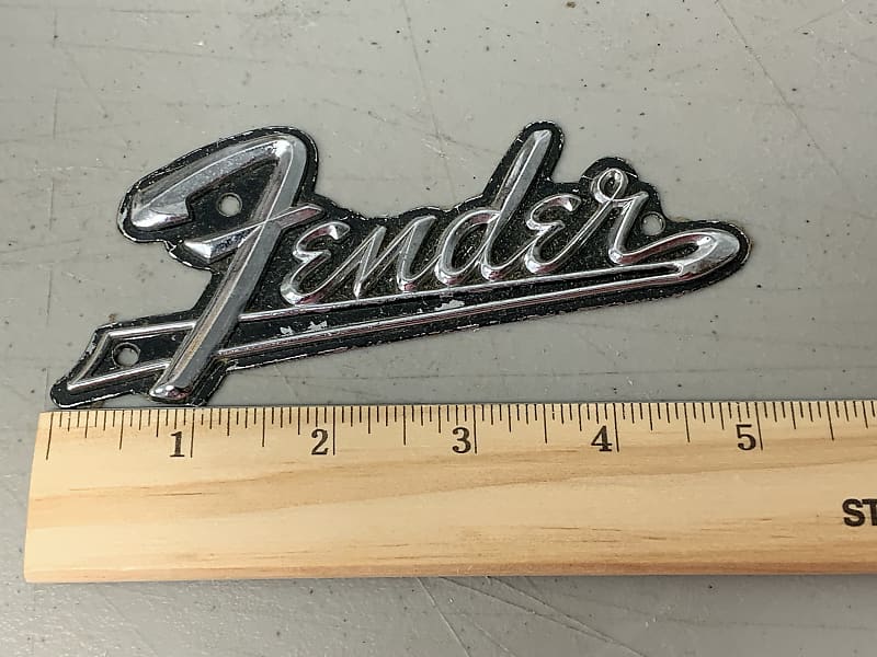 Fender Tail Logo for Guitar Case Amp Vintage USA 1960's70's Reverb