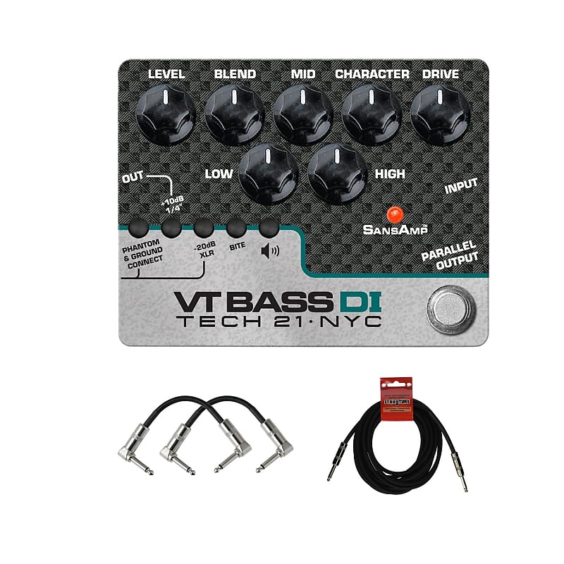 Tech 21 CS-VTB-DI SansAmp Character Series VT Bass DI Guitar