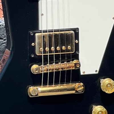 Gibson Explorer '58 Reissue  1981 - the very 1st Korina Reissue series in factory Black simply as ra image 9