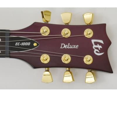 Brand New ESP LTD EC-1000 Electric Guitar Gold Andromeda B-Stock image 4