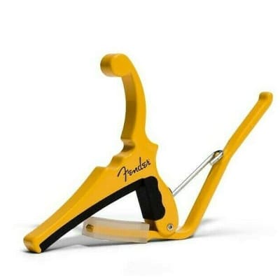Fender x Kyser Electric Guitar Capo, Butterscotch Blonde KGEFBBA image 4