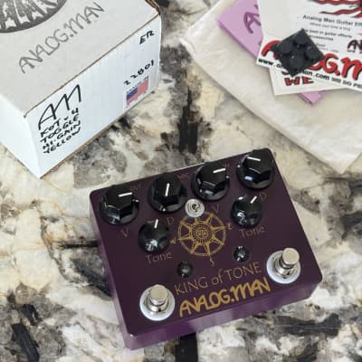Analogman King of Tone V4 High Gain Red Side (2021) w/box | eBay