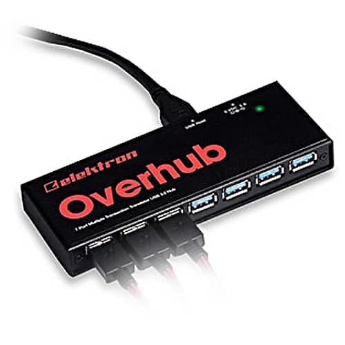 Hub USB Elektron Overhub (V2, Mk II, White lettering) : Alimentation  chargeur compatible