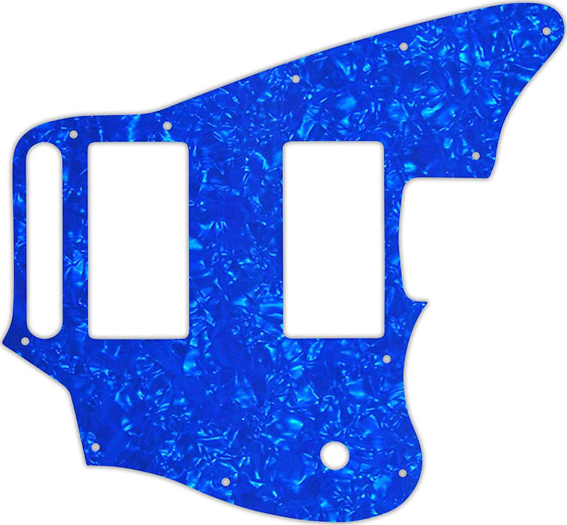 WD Custom Pickguard For Fender Blacktop Jaguar #28BU Blue | Reverb