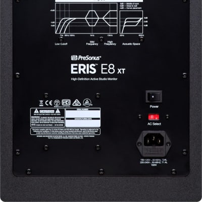 PreSonus® Eris® E8 XT Studio Monitor, Black image 2