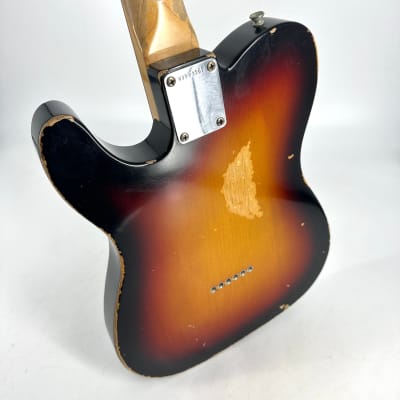 2012 Fender American Vintage '64 Telecaster Relic – 3 Tone Sunburst image 5