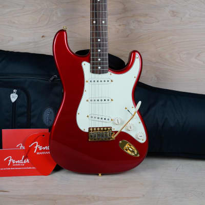 Fender Traditional '60s Stratocaster w/ Gold Hardware MIJ 2017 Candy Apple Red w/ Bag image 2