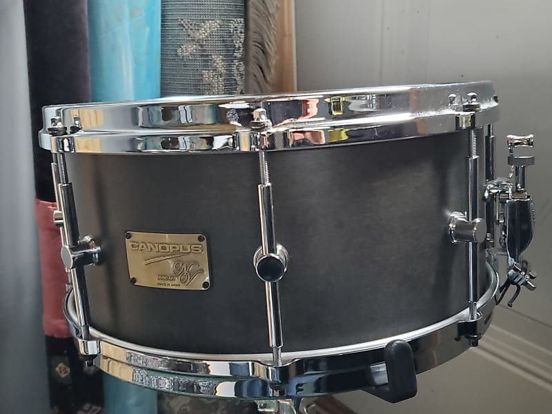 Canopus NV60-M1 Bop Kit with Snare 2021 Charcoal Oil 12/14/18, 6.5x14