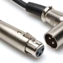 Hosa XRR-115 Cable XLR Female to Right Angled XLR Male 15ft