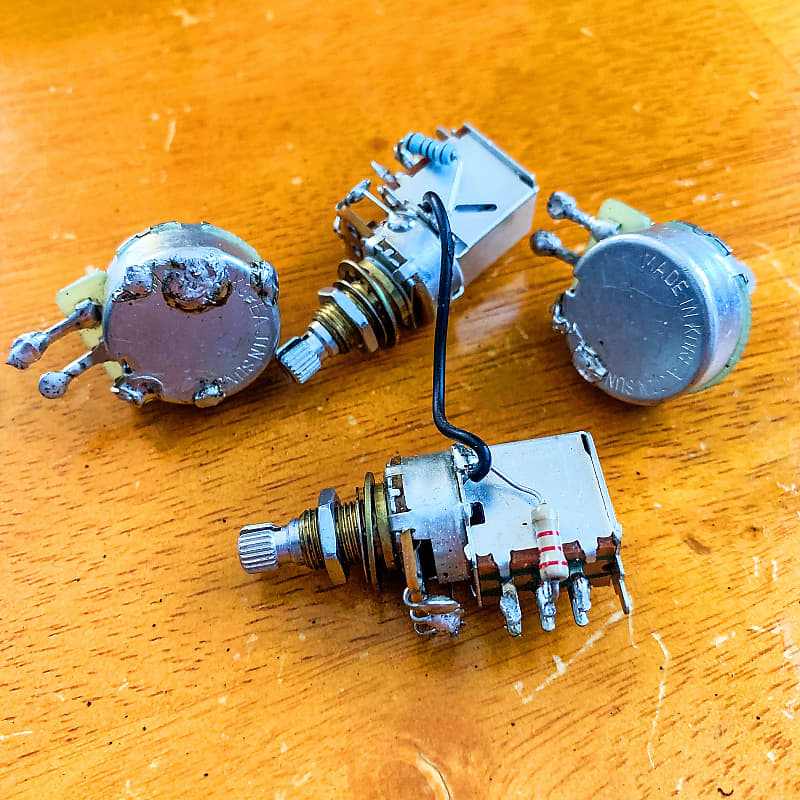 PRS Potentiometer Set 2 Volume 2 Push Pull Tone Pots Reverb