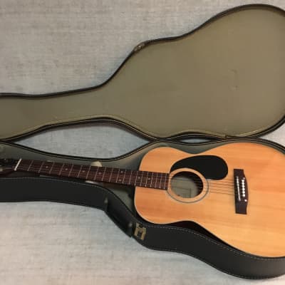 Maya F301 Acoustic Guitar 1970's Natural | Reverb