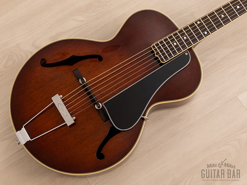 2003 Greco L-9 Parlor Archtop Acoustic Guitar, Mahogany X-Braced