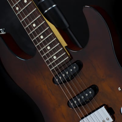 FGN Guitars J Standard Odyssey Imbuia Top on Ash body - Imbuia Brown Sunburst (IBS) image 5