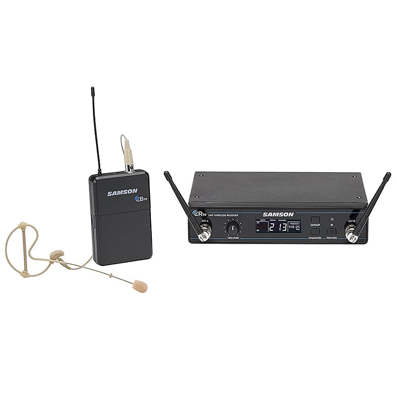 Samson Concert 99 Frequency-Agile UHF Wireless Earset Mic System - K Band (470–494 MHz) image 1