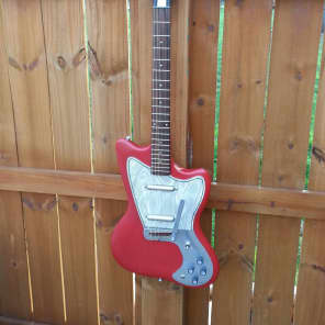 Danelectro Dead On 67 Hornet In Red Finish Super Cool Reverb