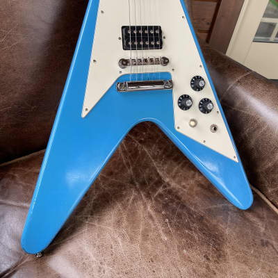 Video! 1981 Gibson Flying V - Bahama Blue image 4