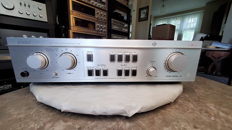 Luxman C-300 Vintage Deluxe Preamp Fully Recapped and Serviced