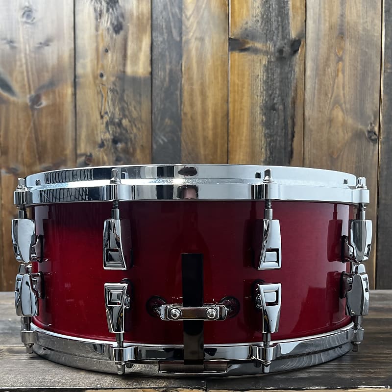 Yamaha 14X6 Absolute Hybrid Maple Snare - Red Autumn