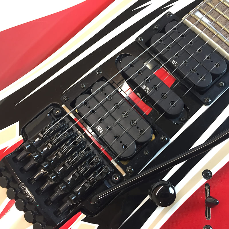 Ibanez Ibanez RG370DX Tribal Red/White/Black Graphic Electric | Reverb