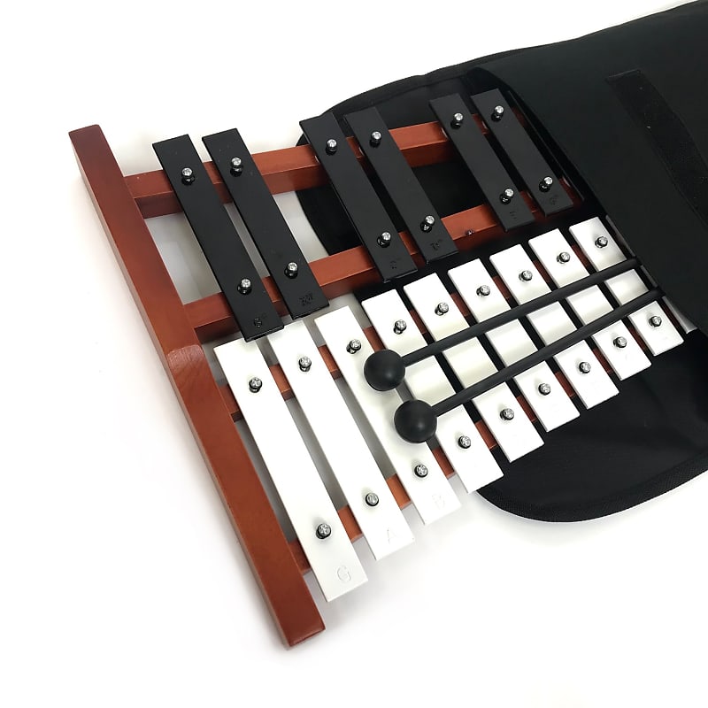 25 Key Wooden Xylophone / Glockenspiel by ProKussion with Bag Case image 1