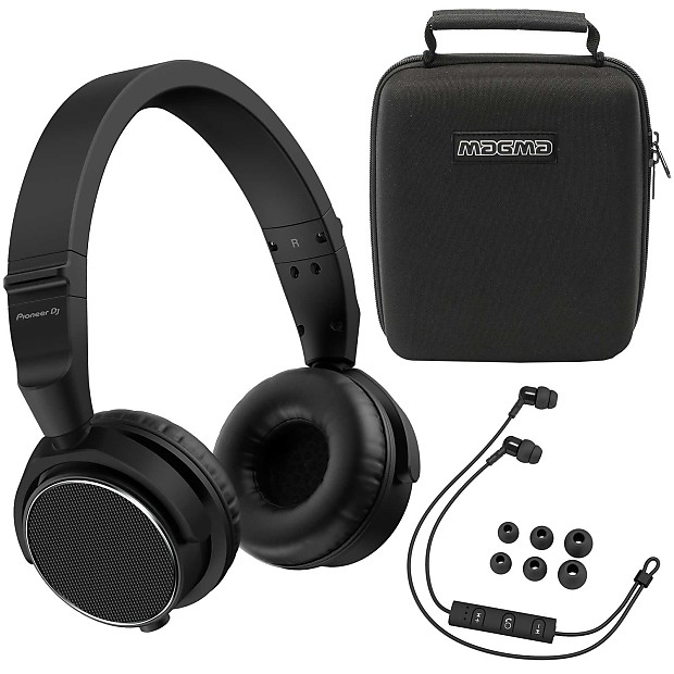 Pioneer DJ HDJ-S7 Professional On-Ear DJ Monitoring Headphone Black + Magma  Case | Reverb