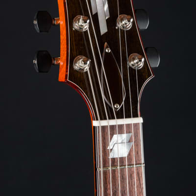 Collings SoCo Deluxe Semi-Hollow Carved Flame Maple and Mahogany Iced Tea Sunburst Custom NEW image 12