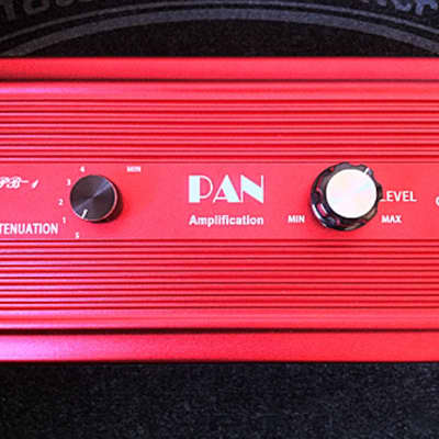 KLD PAN AMPS PB-1 100 Watt ATTENUATOR  Save Your Cranked Tube Tone RED BURST Case Color Fast US Ship image 1