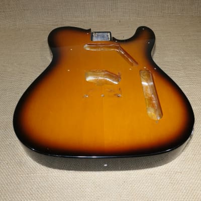 1992 Fender Telecaster Guitar Sunburst Body image 5