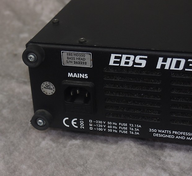 EBS HD350 bass guitar amp head | Reverb UK