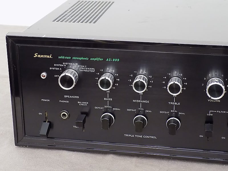 Sansui AU-999 Stereo Integrated Amplifier Recapped Restored