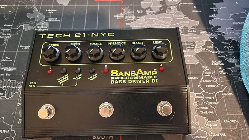 Tech 21 Sansamp Programmable Bass Driver