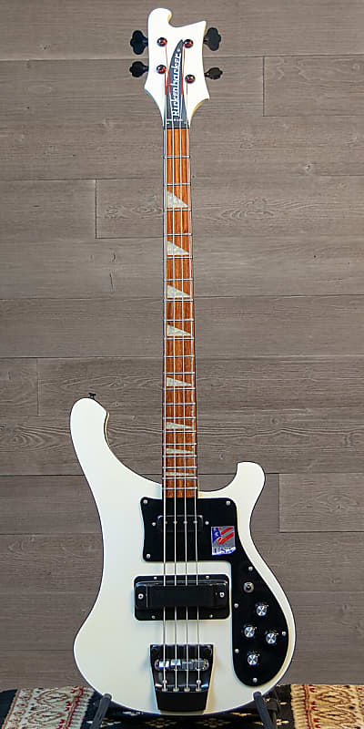 Rickenbacker ベース 4弦 ブラック/ホワイト 魅力の Rickenbacker ベース 4弦 ブラック/ホワイト ベース - ベース