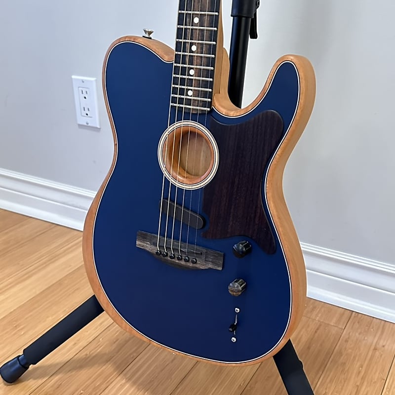 Fender American Acoustasonic Telecaster - Blue Steel - Like New 