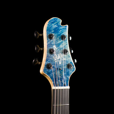 Sugi Custom Shop DS496E Master Grade Burl Maple Top - Blue Sugi Custom Shop DS496E Master Grade Burl Maple Top - Blue