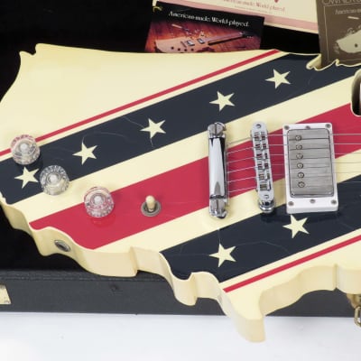 Gibson Map Guitar 1985 Super Rare Stars and Stripes Finish with Case and Paperwork 1 of 9 made! image 8