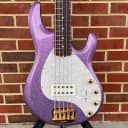 Music Man StingRay Special 5 H, Amethyst Sparkle, Roasted Maple Neck, Rosewood Fretboard, Hard Case
