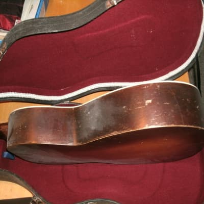 1940's? 1950's? Richter arch top round hole acoustic guitar image 8