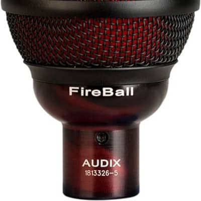 Audix Fireball Harmonica Microphone 2023 - Black / Red image 1