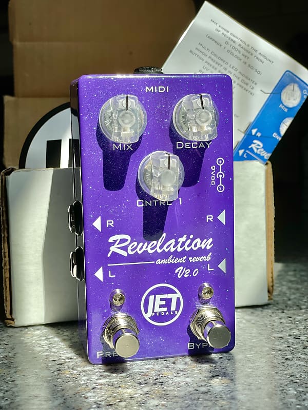 Jet Pedals Revelation Reverb V2 MIDI Reverb