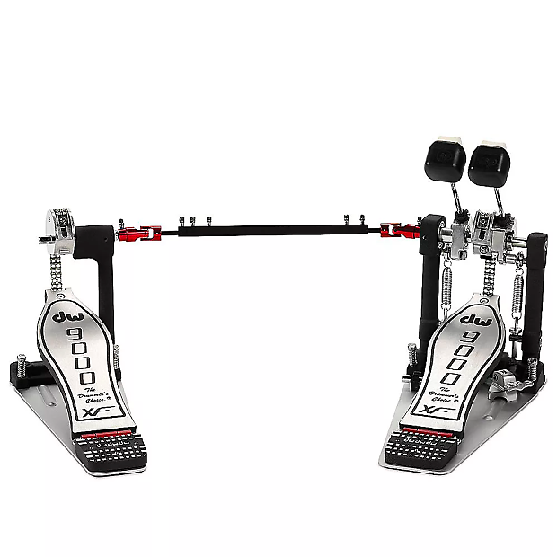 DW DWCP9002XF 9000 Series Double Bass Drum Pedal w/ Extended Footboard image 1