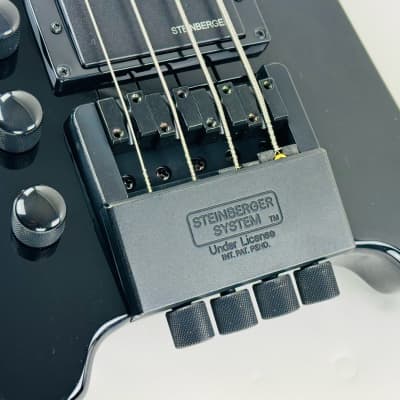 Steinberger Spirit XT-2, "One For My Lefty Bass Brothers!" 2023 - Black image 11