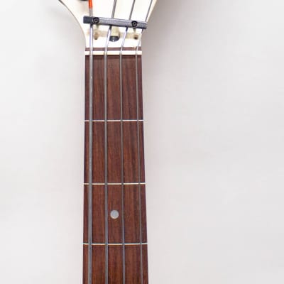 Kramer Ferrington Acoustic Fretless Electric Bass Guitar with Gigbag - White image 3