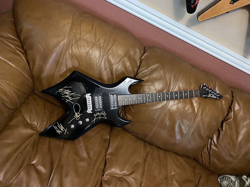 Slayer Autographed BC Rich Warlock Jeff Hanneman | Reverb