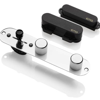 EMG T SYSTEM IVORY 2 ACTIVE SOLDERLESS TELECASTER PICKUP SET | Reverb