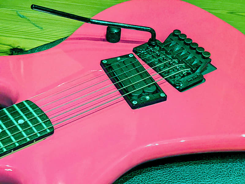 Kramer Striker HOT PINK Vintage 80's 100ST Guitar RARE