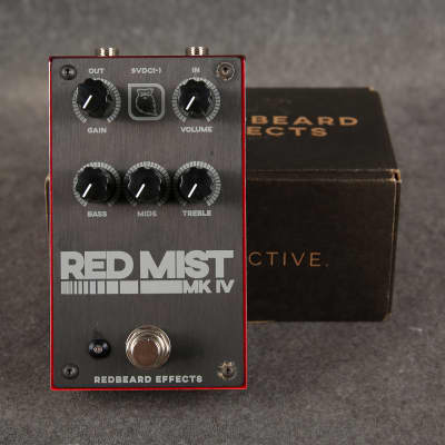 Reverb.com listing, price, conditions, and images for redbeard-effects-red-mist-mkiv